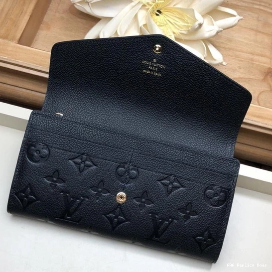 Aaa replica bags LOUIS WALLET VUITTON SARAH 0823